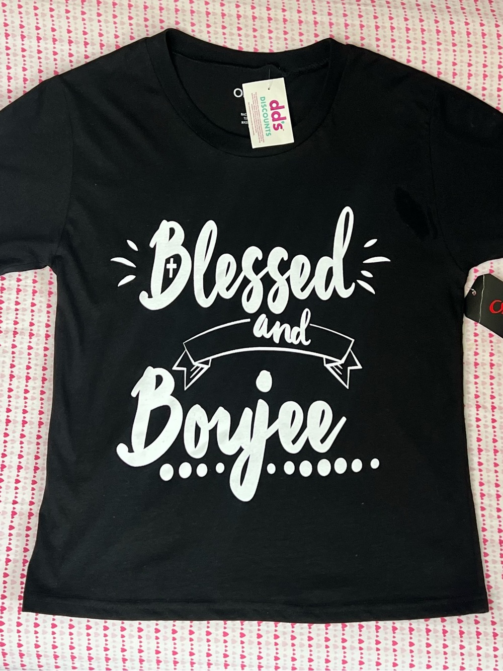 On Fire Black Woman 'Blessed and Boujee' Graphic Tee